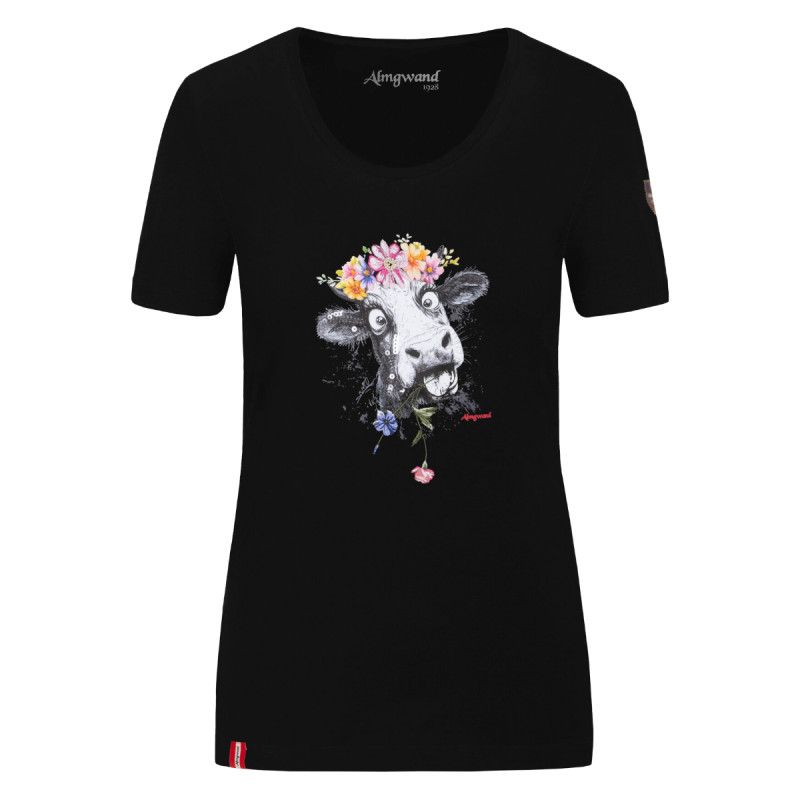 Dámské tričko Almgwand RINGALM  - černá