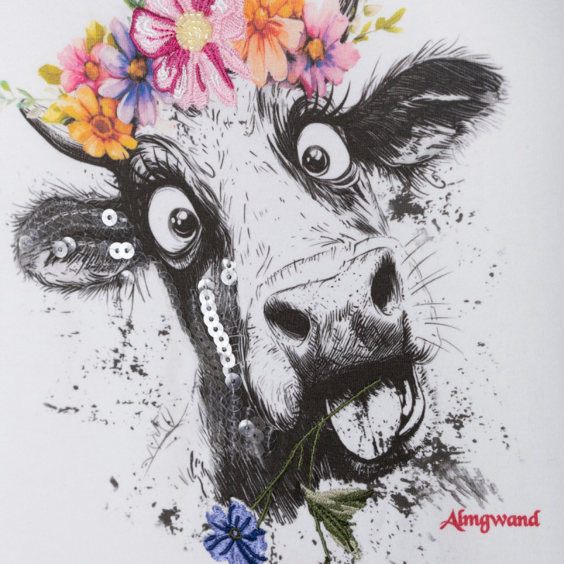 Dámské tričko Almgwand RINGALM  - bílá