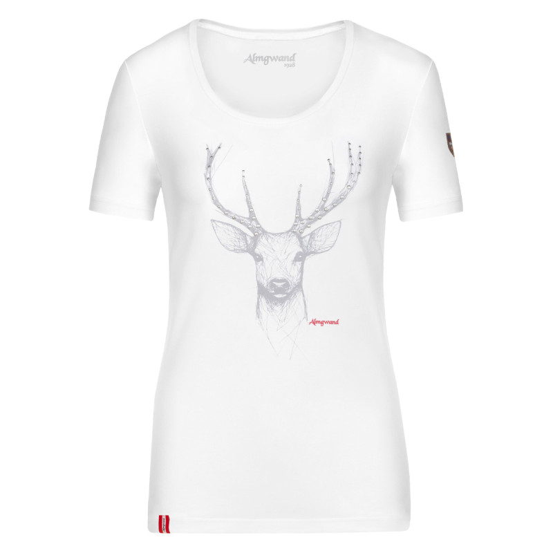 Dámské tričko Almgwand RÖMERALM  - bílá