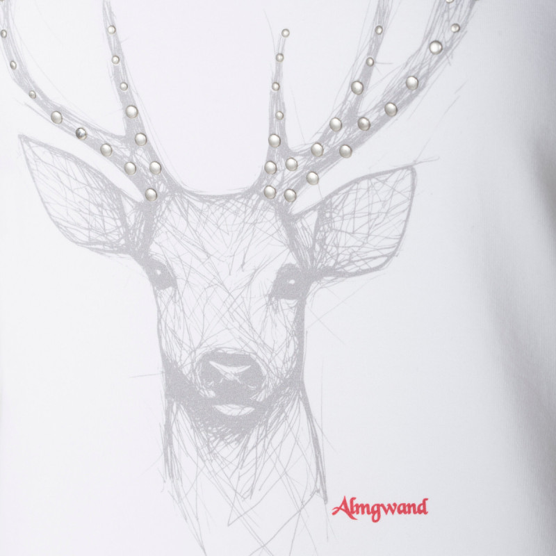 Dámské tričko Almgwand RÖMERALM  - bílá