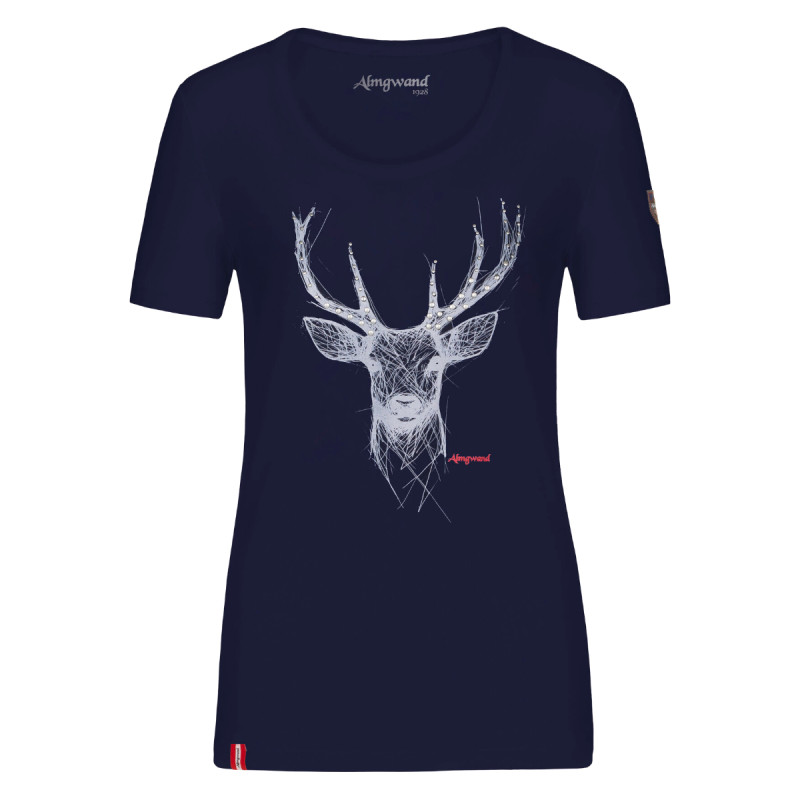 Dámské tričko Almgwand RÖMERALM  - tmavě modrá