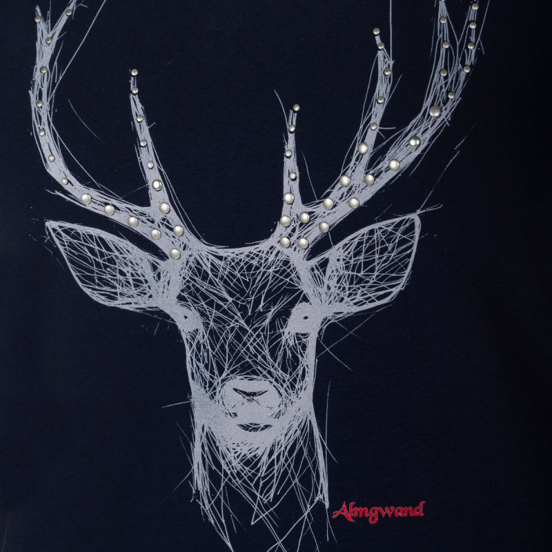 Dámské tričko Almgwand RÖMERALM  - tmavě modrá