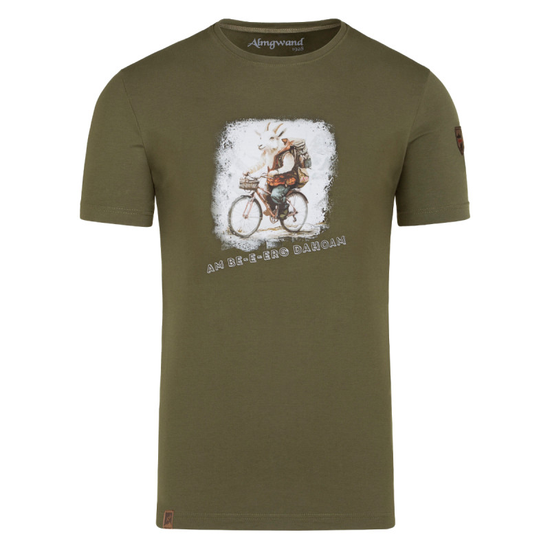 Pánské tričko Almgwand WIEDELALM  - khaki