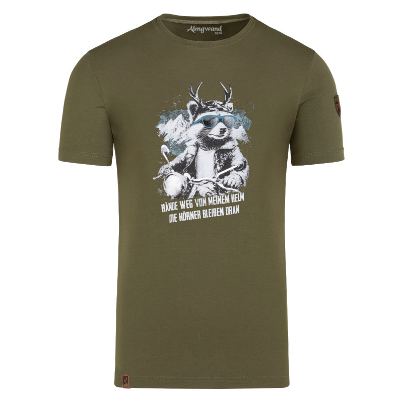 Pánské tričko Almgwand WALDALM  - khaki