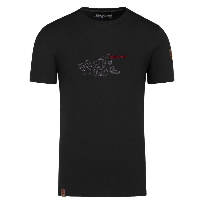 Pánské tričko Almgwand WOCHNERALM  - černá