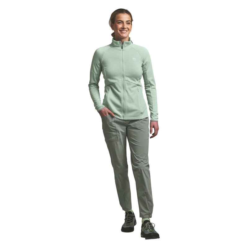 Dámské turistické kalhoty Ortovox TRACE PANTS  - světle zelená