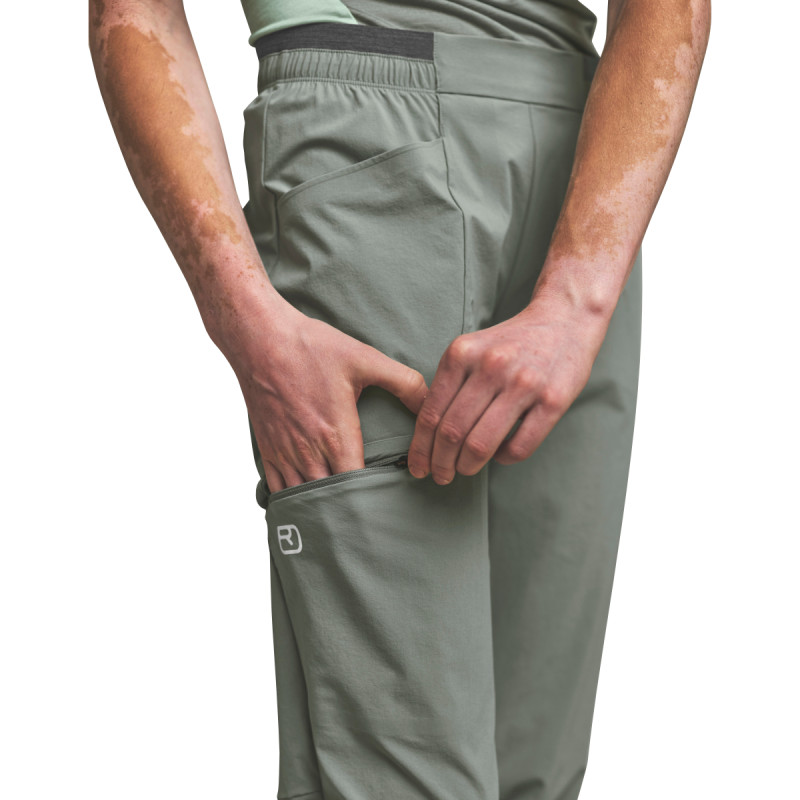 Dámské turistické kalhoty Ortovox TRACE PANTS  - světle zelená