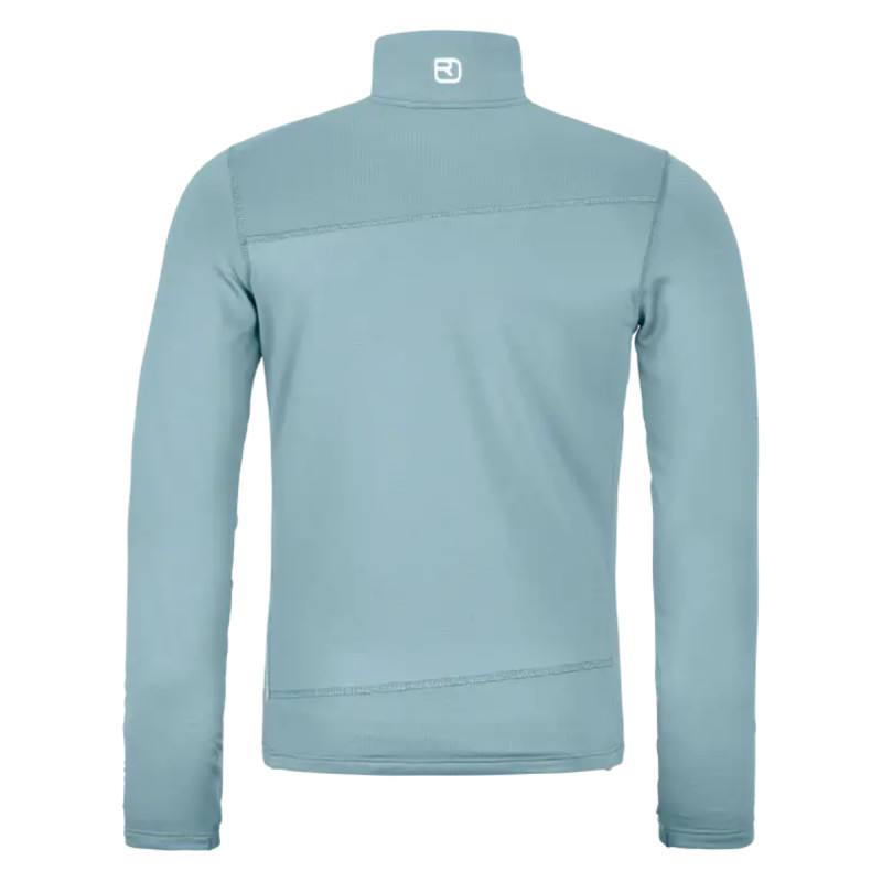 Pánská mikina Ortovox FLEECE LIGHT JACKET  - světle modrá