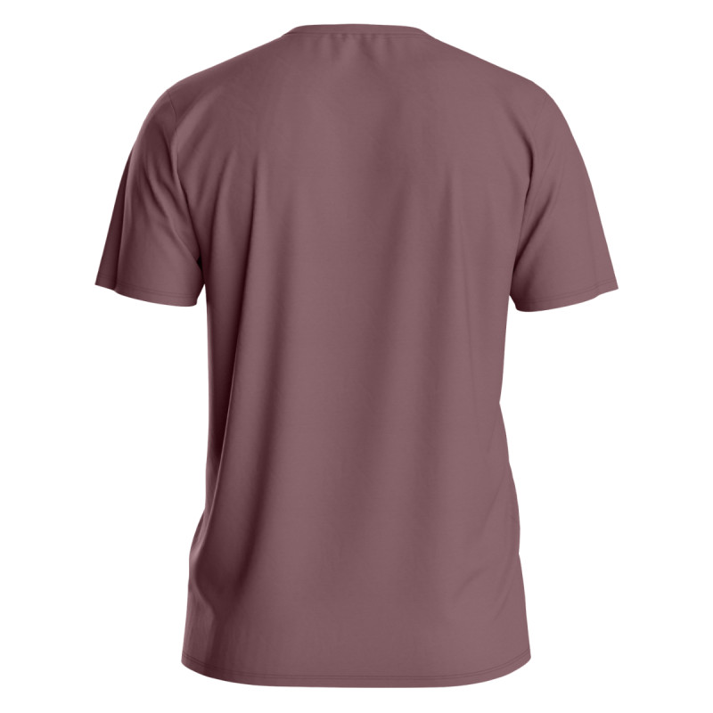 Pánske funkčné tričko Ortovox 120 COOL TEC CHOOSE MTN TS  - vínová