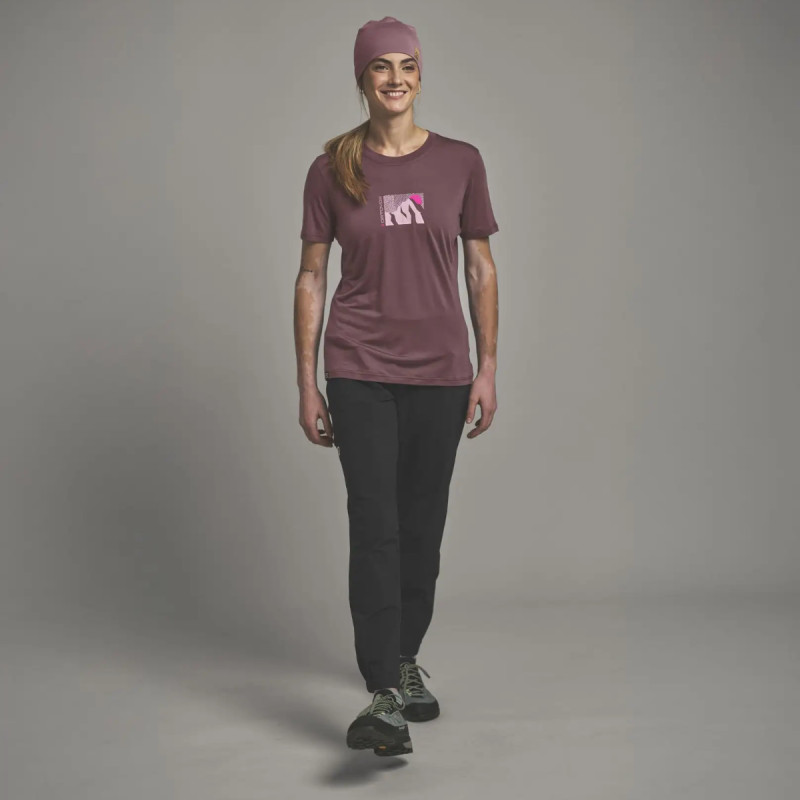 Dámské funkční tričko Ortovox 120 COOL TEC MTN SUN TS  - modrá