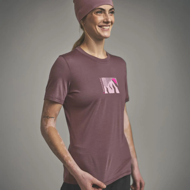 Dámské funkční tričko Ortovox 120 COOL TEC MTN SUN TS  - modrá