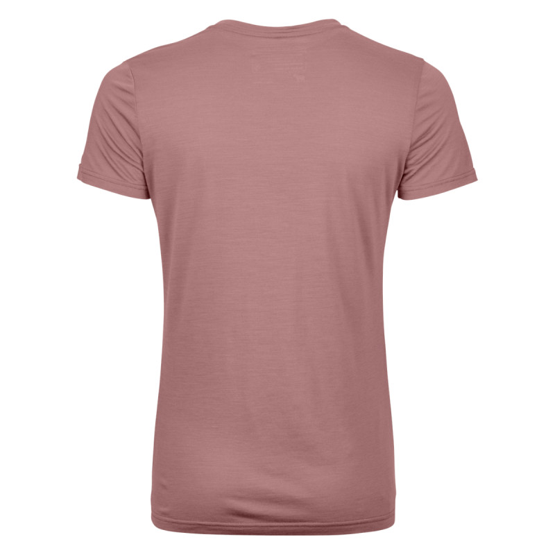 Dámske funkčné tričko Ortovox 120 COOL TEC MTN STRIPE TS  - tmavo ružová