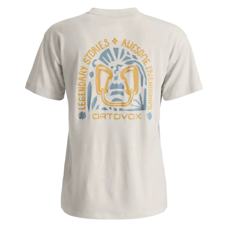 Dámské funkční tričko Ortovox 150 COOL CLIMBING VIBES TS  - bílá