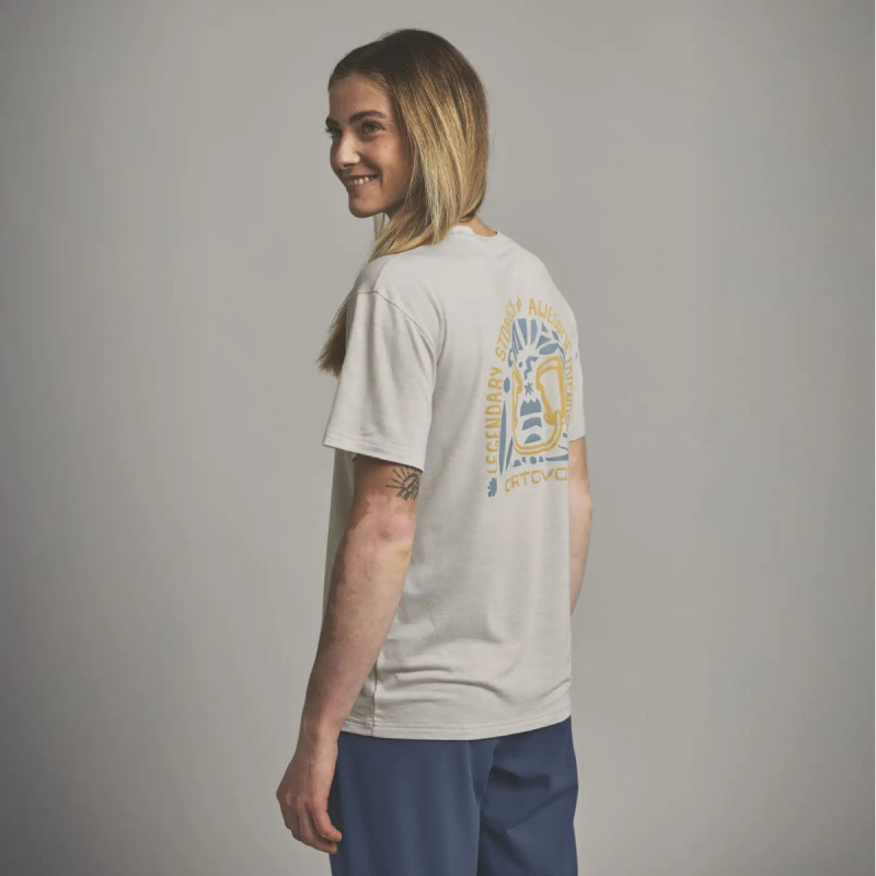 Dámské funkční tričko Ortovox 150 COOL CLIMBING VIBES TS  - bílá