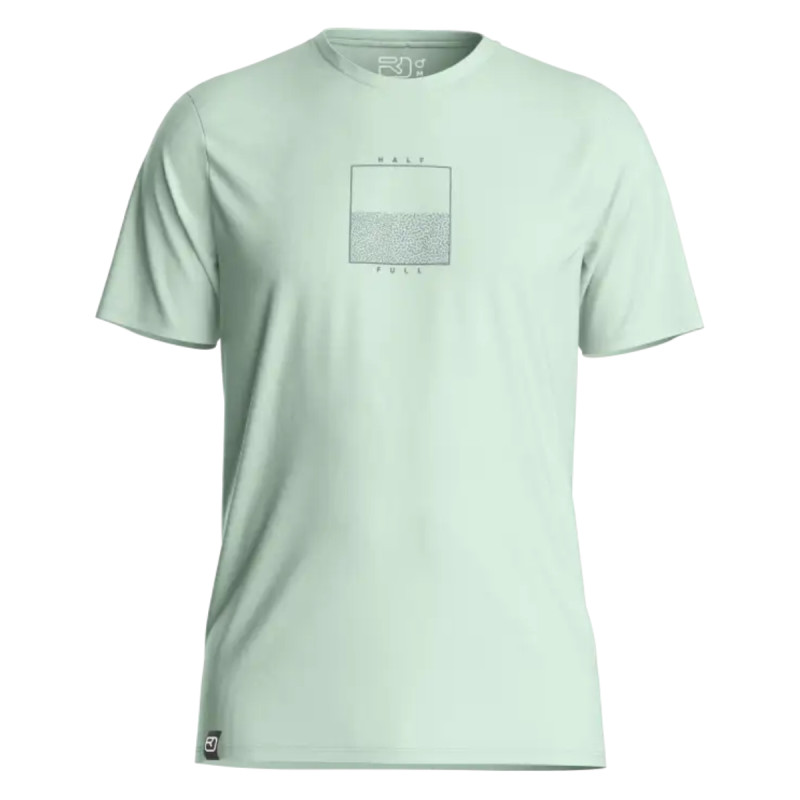 Pánské funkční tričko Ortovox 150 COOL HALF FULL TS  - světle zelená