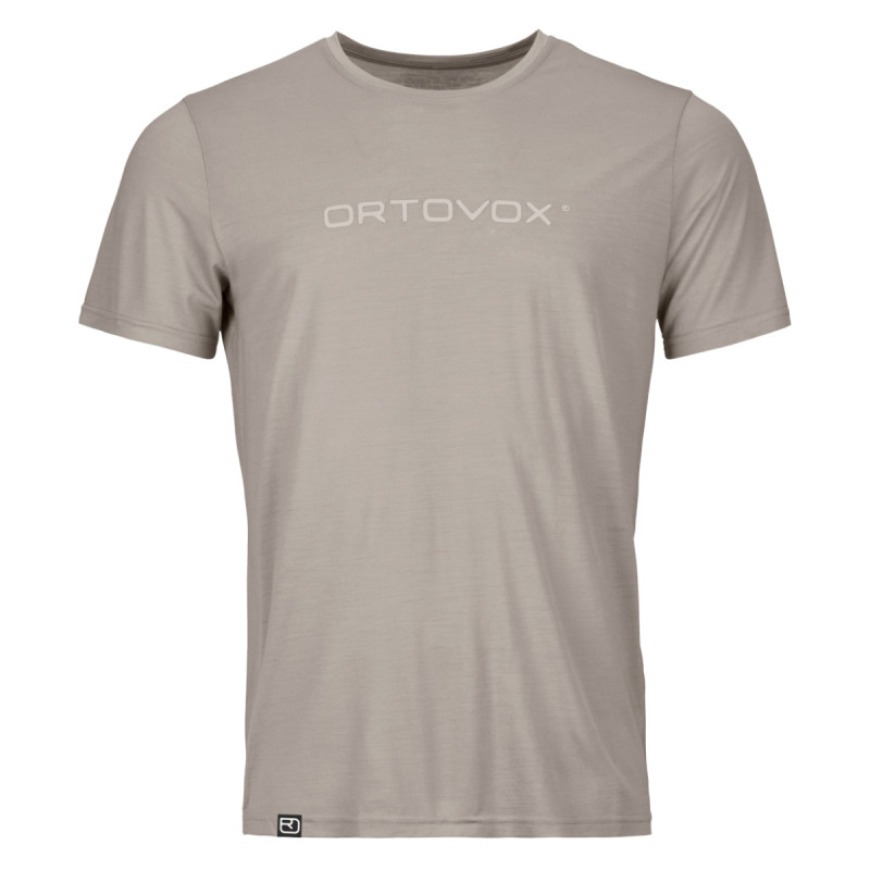 Pánské funkční tričko Ortovox 150 COOL BRAND TS  - světle hnědá