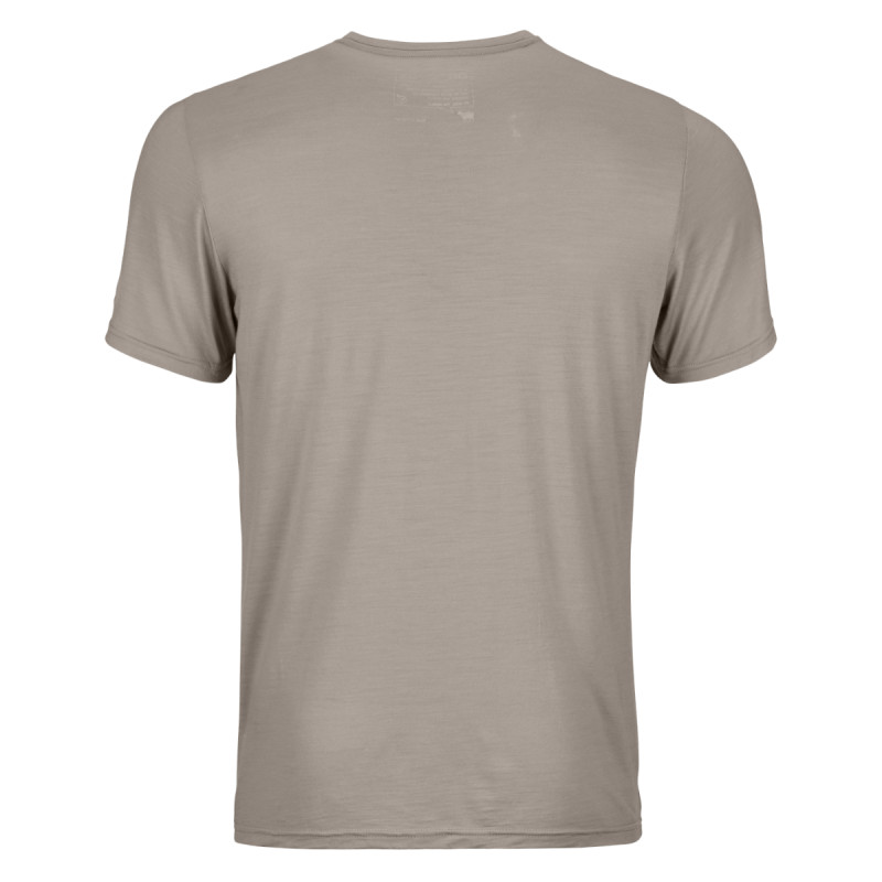 Pánské funkční tričko Ortovox 150 COOL BRAND TS  - světle hnědá