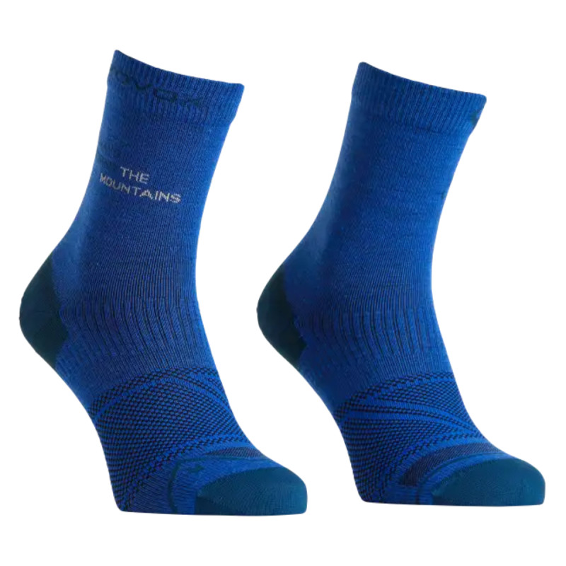 Pánské ponožky Ortovox ALPINE LIGHT COMP MID  - modrá