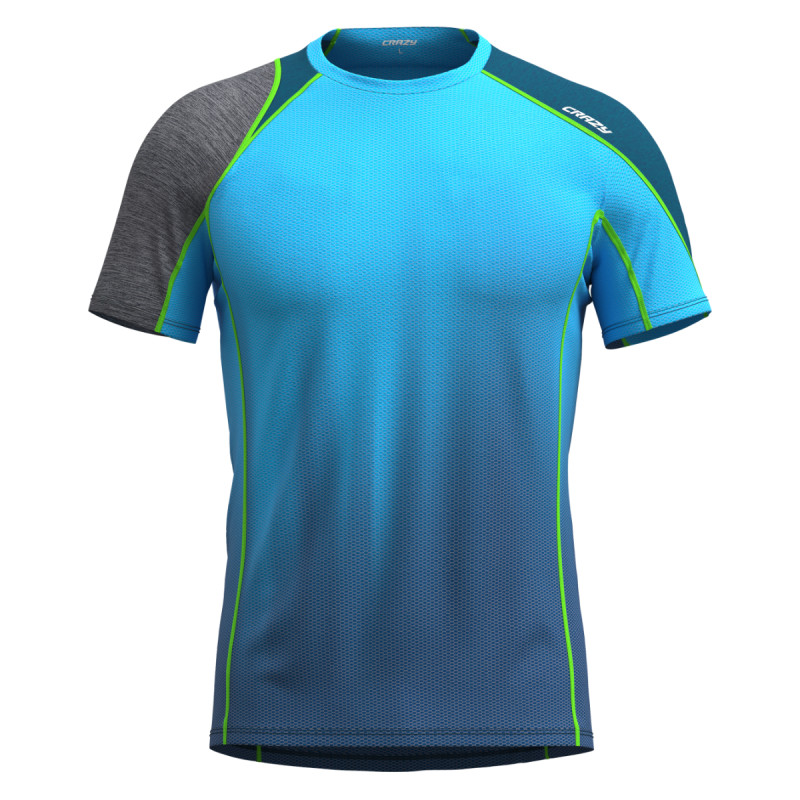 Pánské funkční tričko Crazy ACCELERATION  - modrá