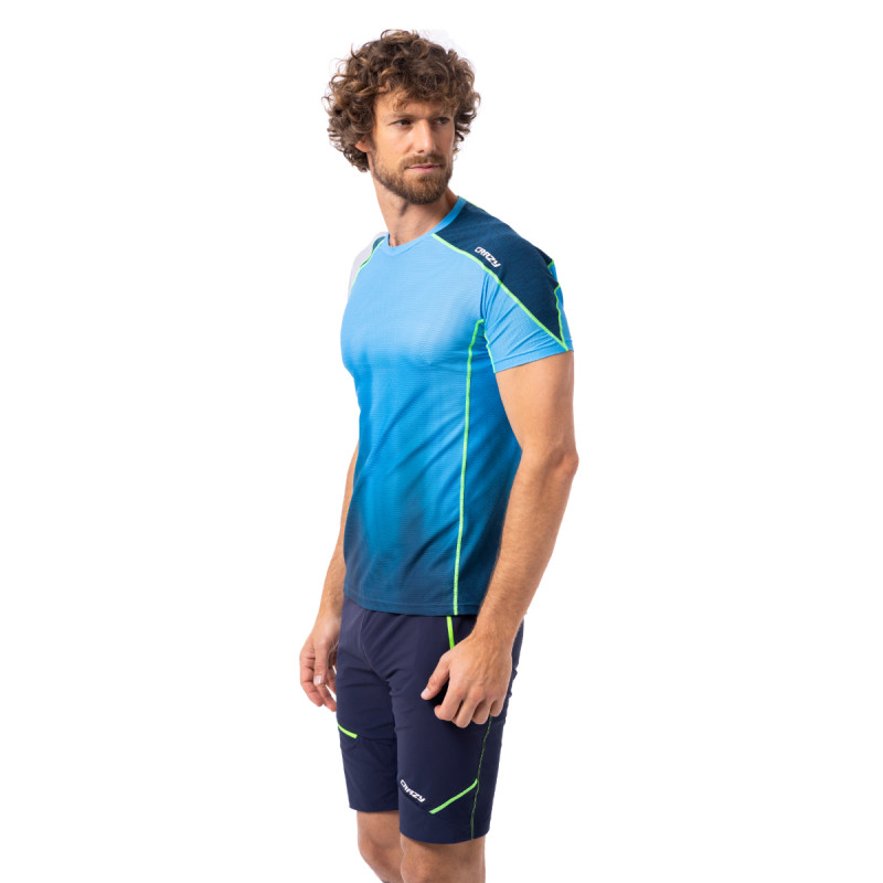 Pánské funkční tričko Crazy ACCELERATION  - modrá