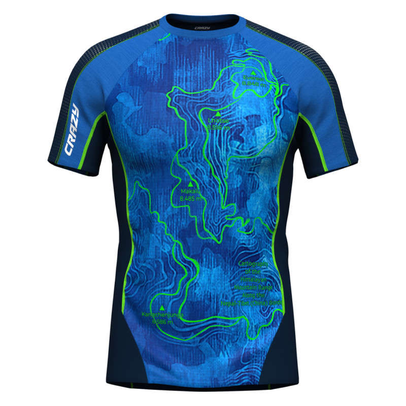 Pánske funkčné tričko Crazy AIR  - modrá