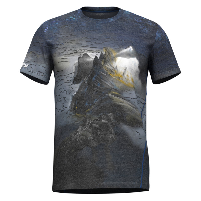 Pánske funkčné tričko Crazy LEGEND  - šedá