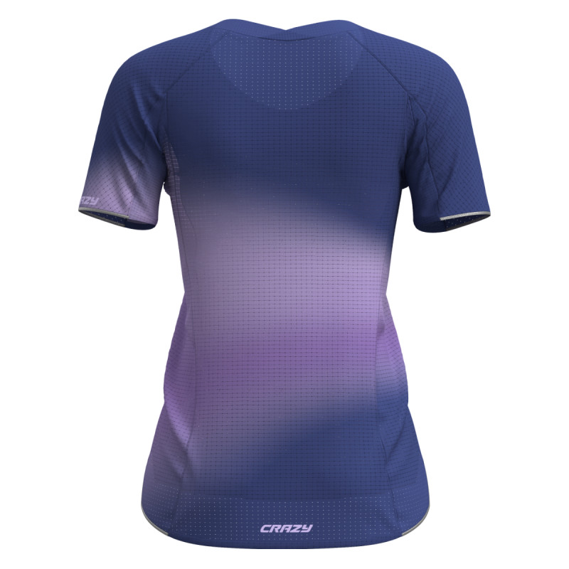 Dámské funkční tričko Crazy LIGHT UP  - fialová