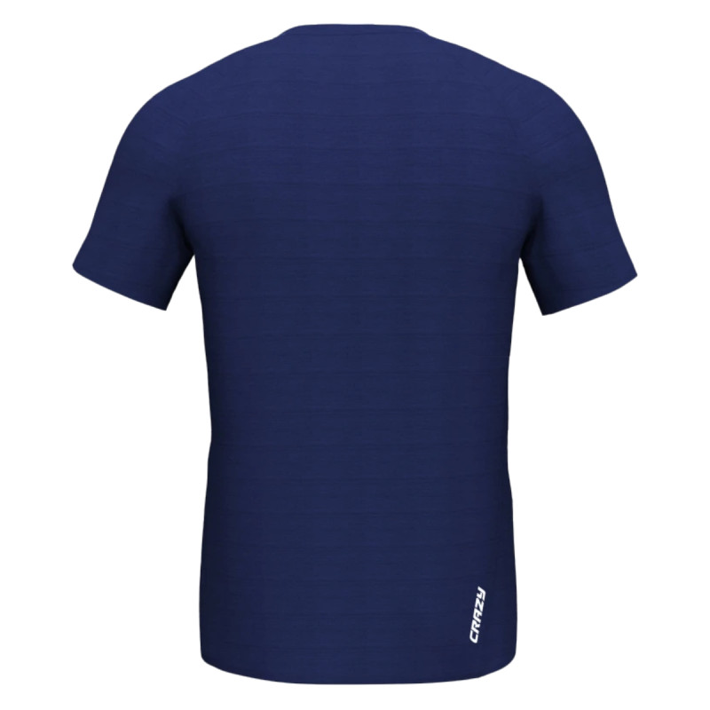 Pánské funkční tričko Crazy LOGO  - tmavě modrá