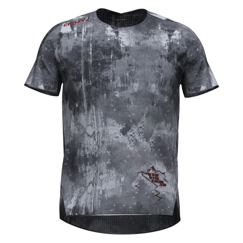 Pánské funkční tričko Crazy STORM  - šedá