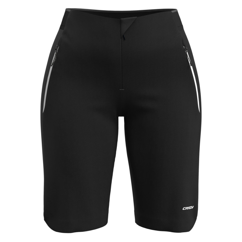 Dámske turistické kraťasy Crazy ALPINSTAR  - čierna