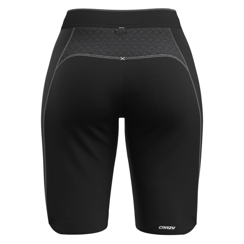Dámske turistické kraťasy Crazy ALPINSTAR  - čierna