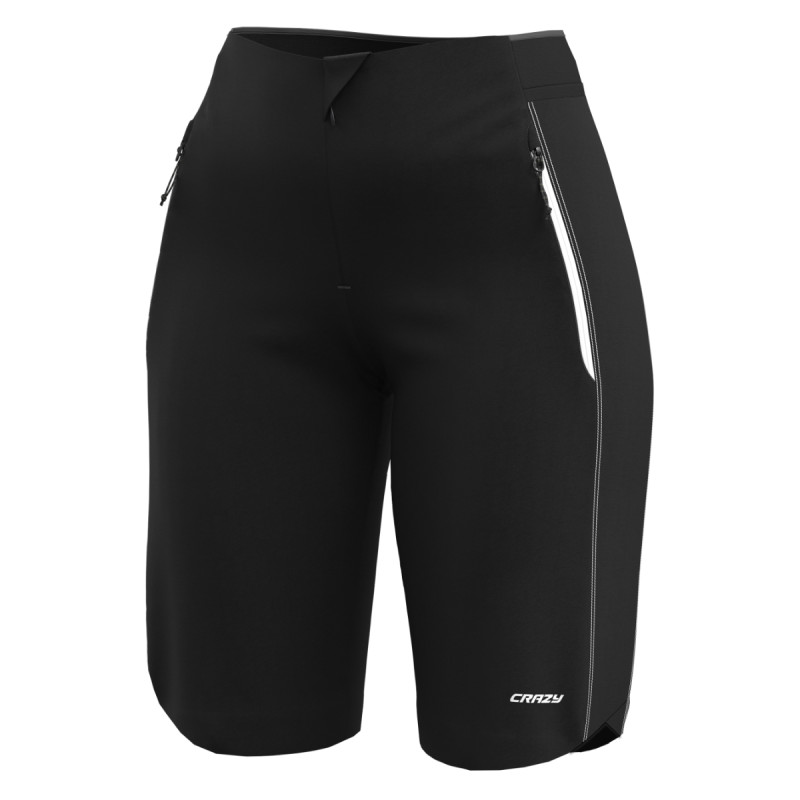 Dámske turistické kraťasy Crazy ALPINSTAR  - čierna
