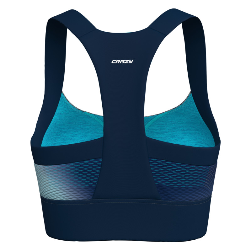 Dámska funkčná podprsenka Crazy BRA LIGHTNING  - tmavo modrá