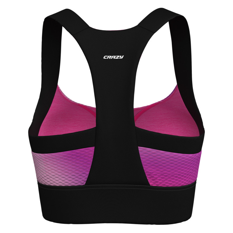 Dámska funkčná podprsenka Crazy BRA LIGHTNING  - ružová