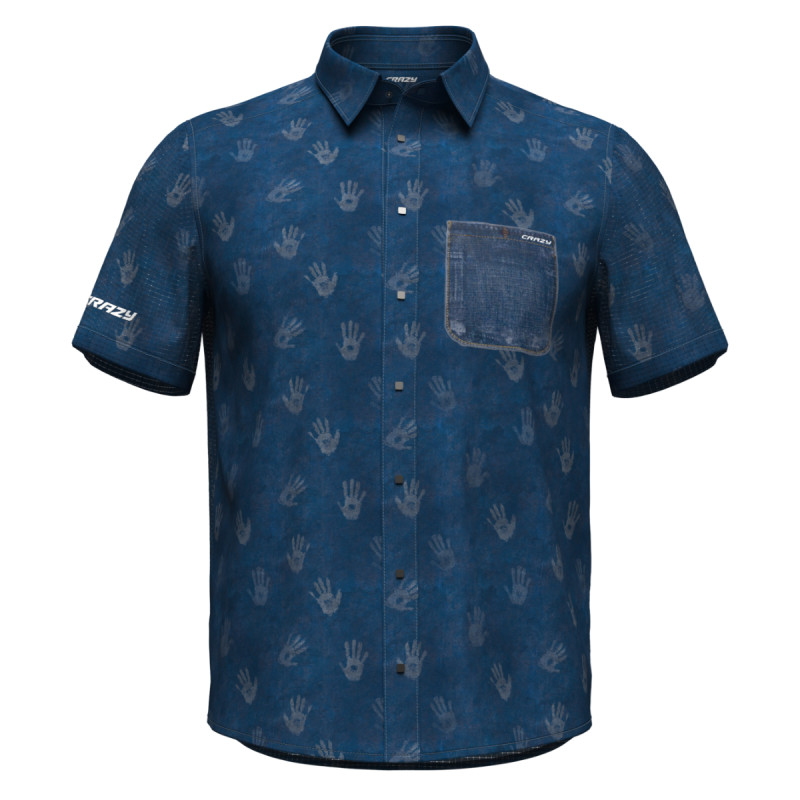 Pánská košile Crazy LUMBERJACK LIGHT  - tmavě modrá