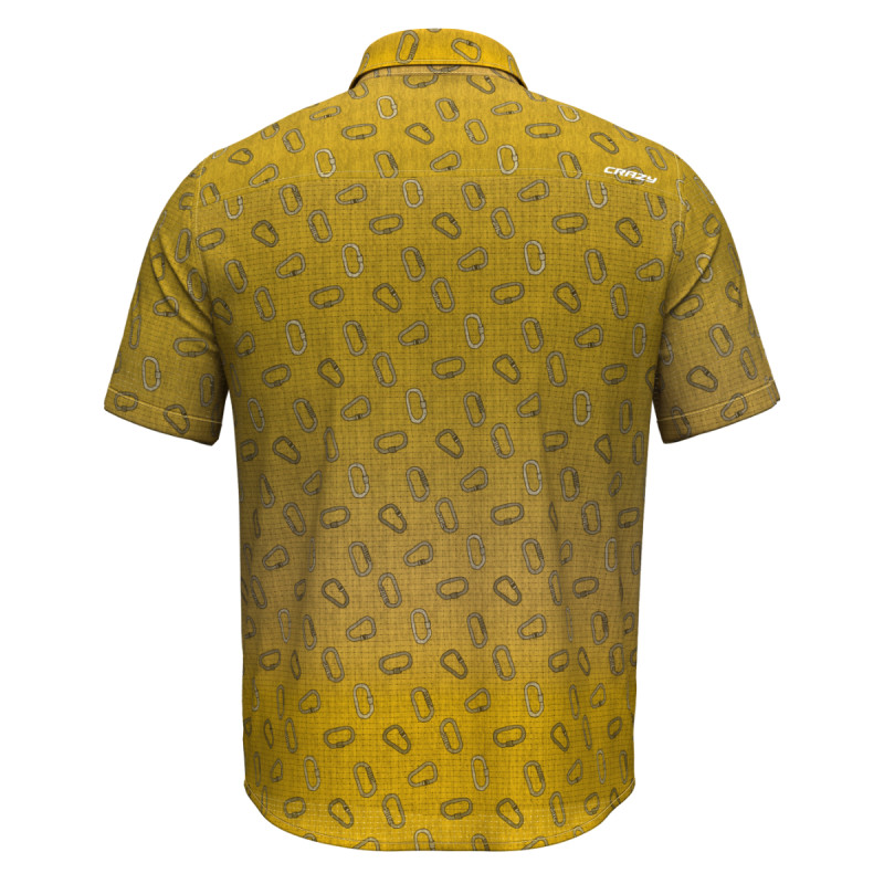 Pánská košile Crazy LUMBERJACK LIGHT  - žlutá
