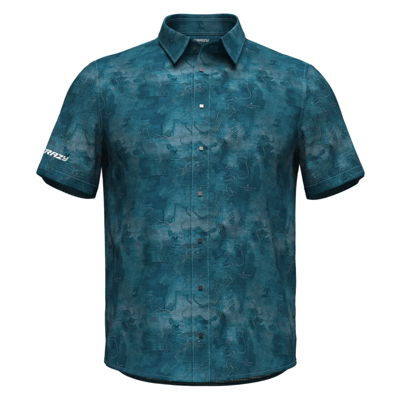 Pánská košile Crazy LUMBERJACK LIGHT  - petrolejová