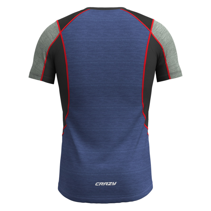 Pánské funkční tričko Crazy VIPER  - tmavě modrá