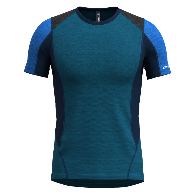 Pánské funkční tričko Crazy VIPER  - petrolejová