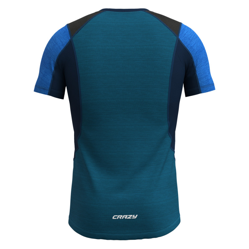 Pánské funkční tričko Crazy VIPER  - petrolejová