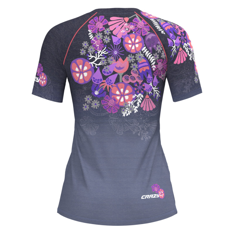 Dámské funkční tričko Crazy WONDER MAGIC  - šedá