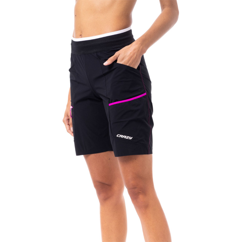 Dámské kraťasy Crazy TRAVERSE  - černá