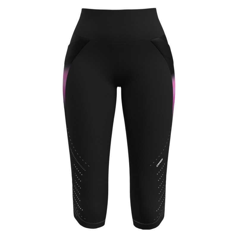 Dámské legíny Crazy MID SHORT PRESSURE  - černá