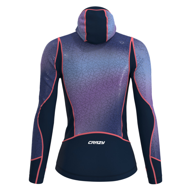 Dámská mikina Crazy OXYGEN LIGHT  - fialová