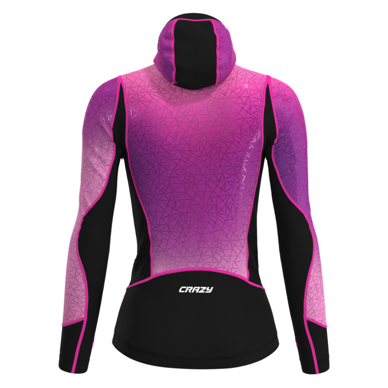 Dámská mikina Crazy OXYGEN LIGHT  - růžová
