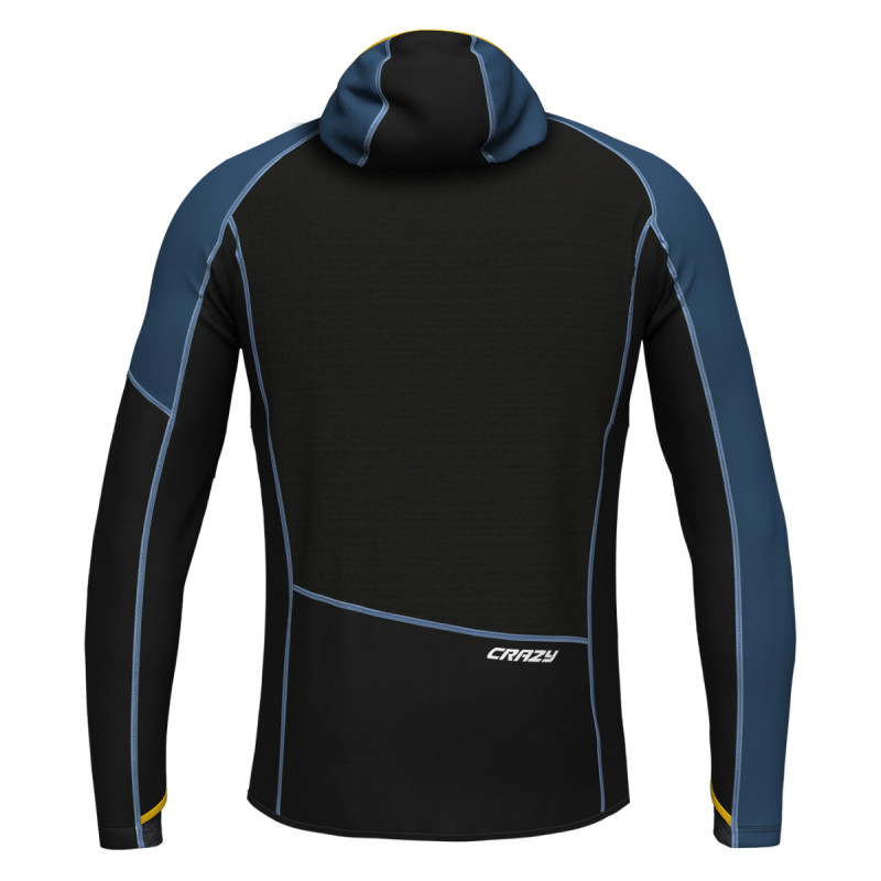 Pánská mikina Crazy TRAVERSE  - černá