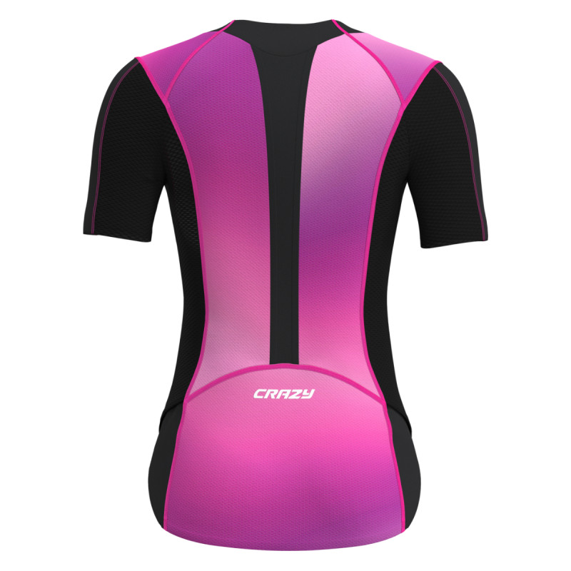 Dámské funkční tričko Crazy OXYGEN  - růžová