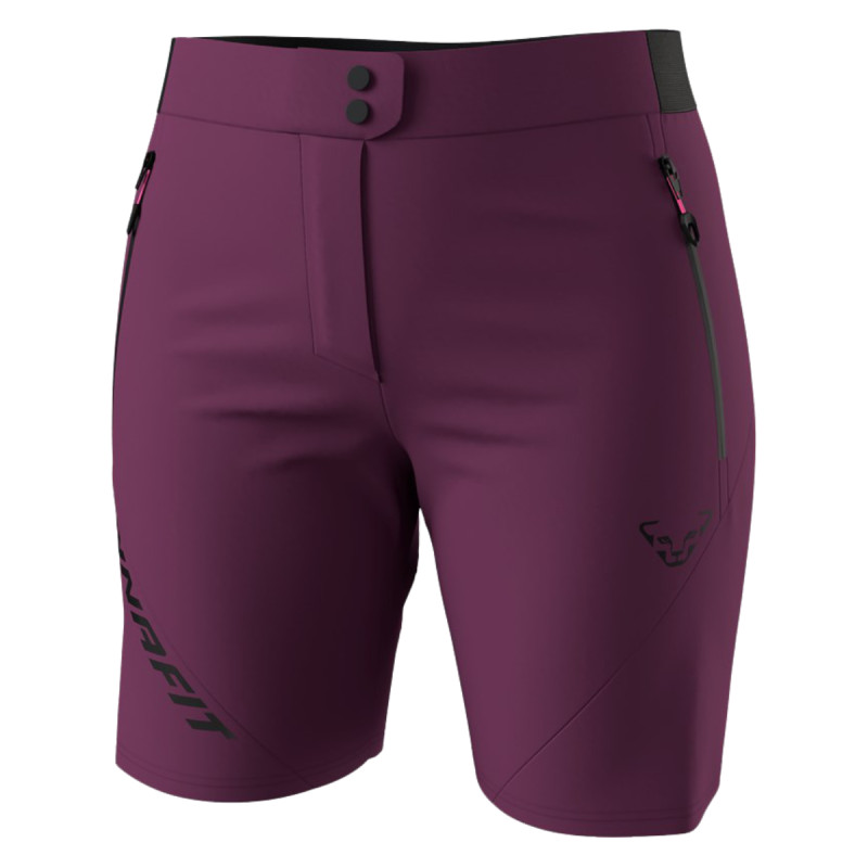 Dámske turistické kraťasy Dynafit TRANSALPER LIGHT DYNASTRETCH SHORTS  - tmavo ružová