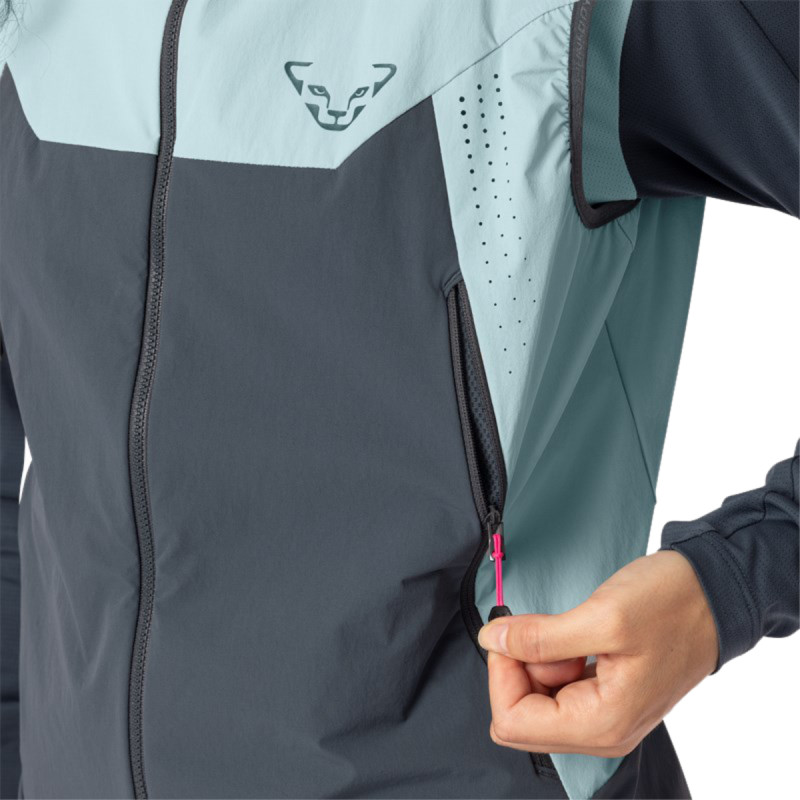 Dámská vesta Dynafit TRANSALPER DYNASTRETCH VEST  - světle modrá