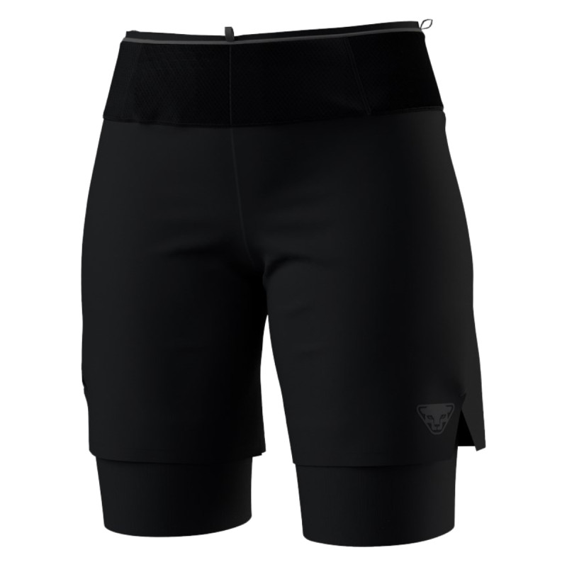 Dámské běžecké kraťasy Dynafit ULTRA 2IN1 SHORTS  - černá